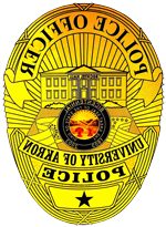 University of Akron Police Department badge